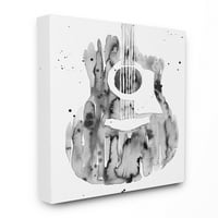 Sumplepe Home Décor Апстрактна гитара акварела шема за сликање платно wallидна уметност од Ени Ворен
