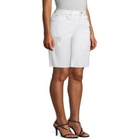 Jordorache Vintage Women's Cris High Rise Bermuda Shorts