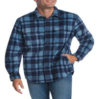 Chaps Mens Mircofleece Microfleece Claid кошула